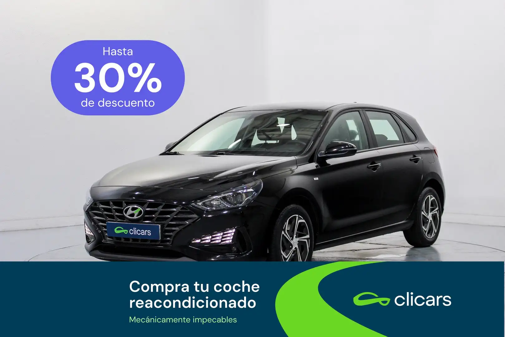 Hyundai i30 1.0 TGDI Klass LR 48V 120 Negro - 1