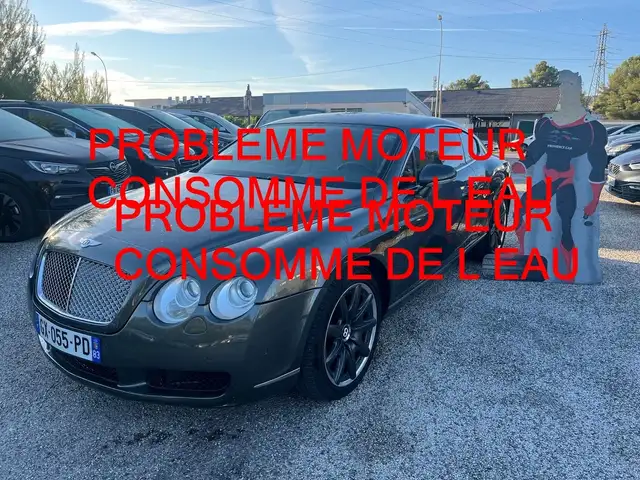 Bentley Continental GT PROBLEME MOTEUR - CONSOMME DE L EAU