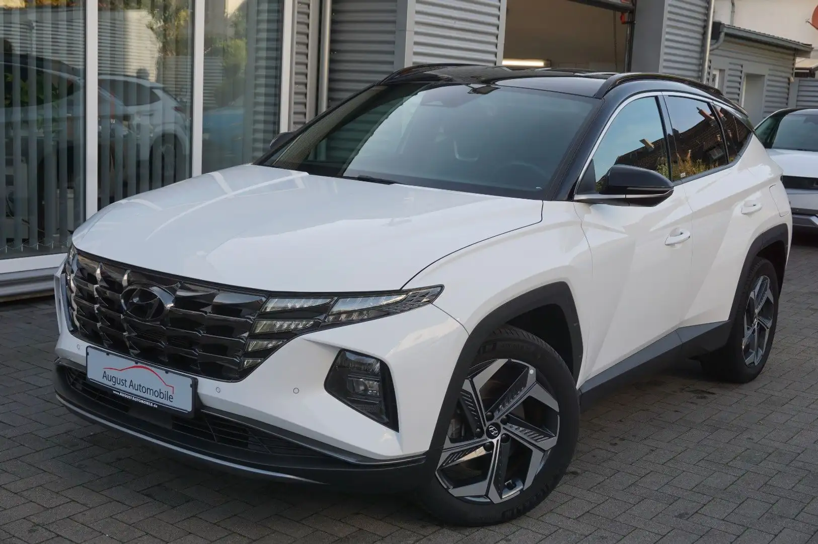 Hyundai TUCSON Prime Hybrid 2WD KRELL ACC 4SHZ Belü CarP Blanc - 2