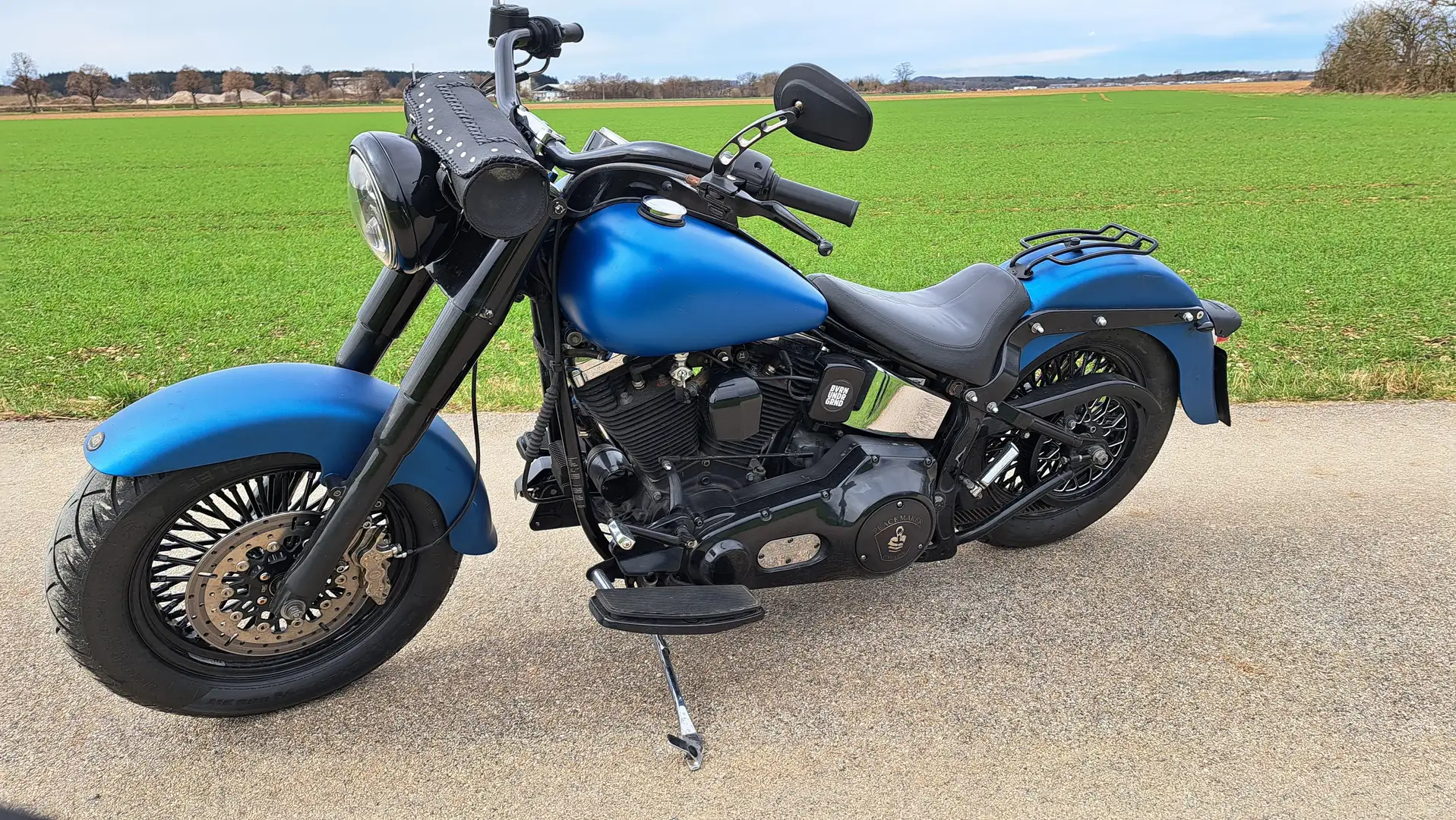 Harley-Davidson Fat Boy Blau - 1