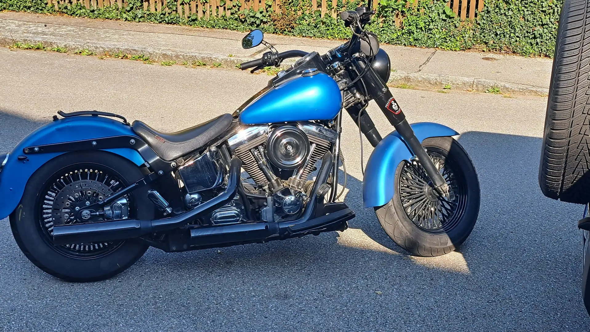 Harley-Davidson Fat Boy Blau - 2