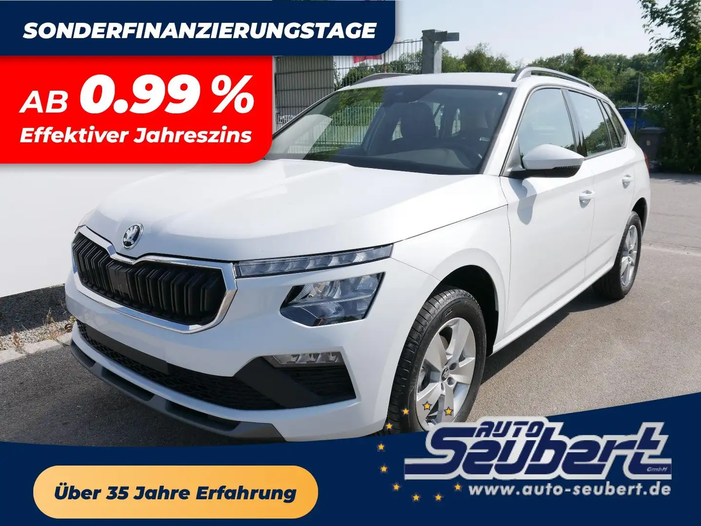 Skoda Kamiq Kamiq 1.0 TSI DSG Edition 130 Jahre *AHK*KAMERA*SH Weiß - 1