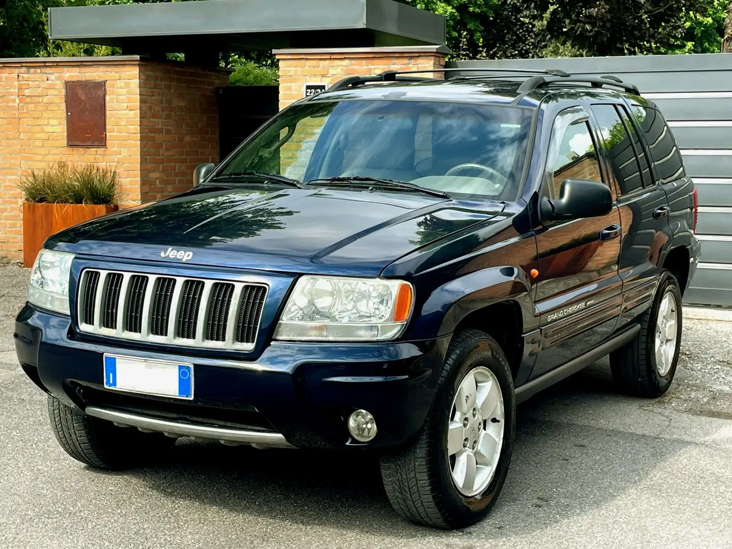 Jeep Grand Cherokee 2.7D aut-164000km REALI-Pelle Marrone-FULL Azul - 1