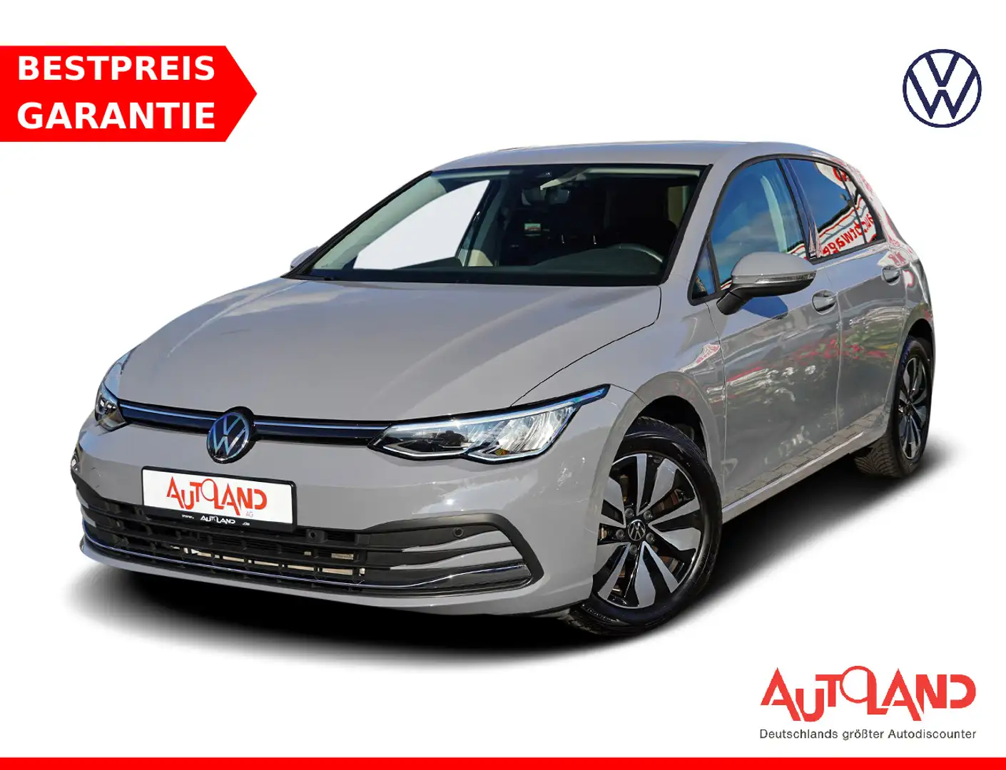 Volkswagen Golf VIII Move eTSI LED Klimaaut. Sitzheizung Grau - 1