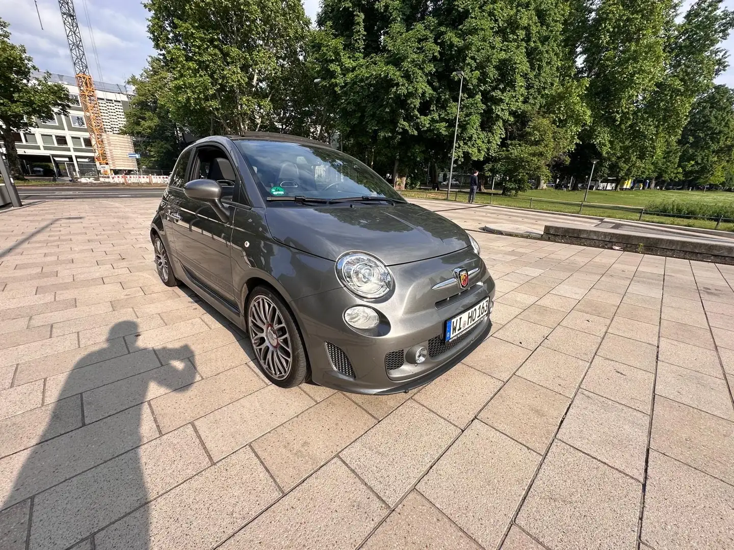 Abarth 595 Turismo 1 Hand 23.000km Cabrio Gri - 1