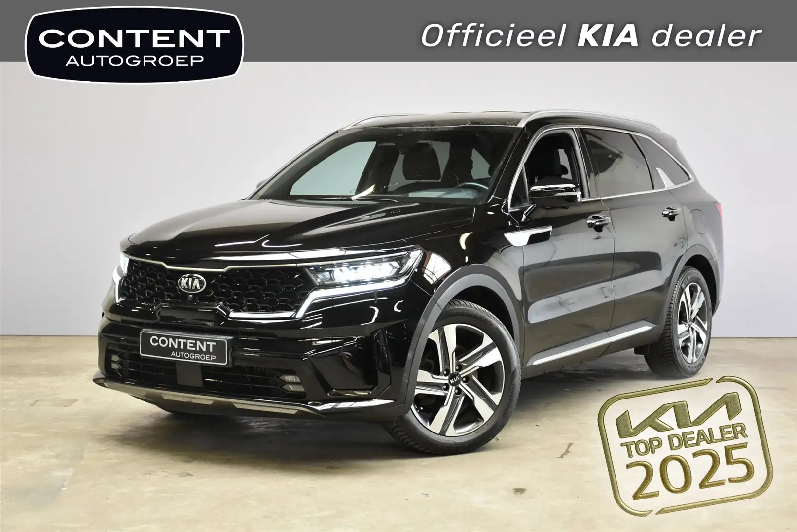 Kia Sorento 1.6 T-GDi Plug-in Hybrid 4WD ExecutiveLine 5-zits| Zwart - 1