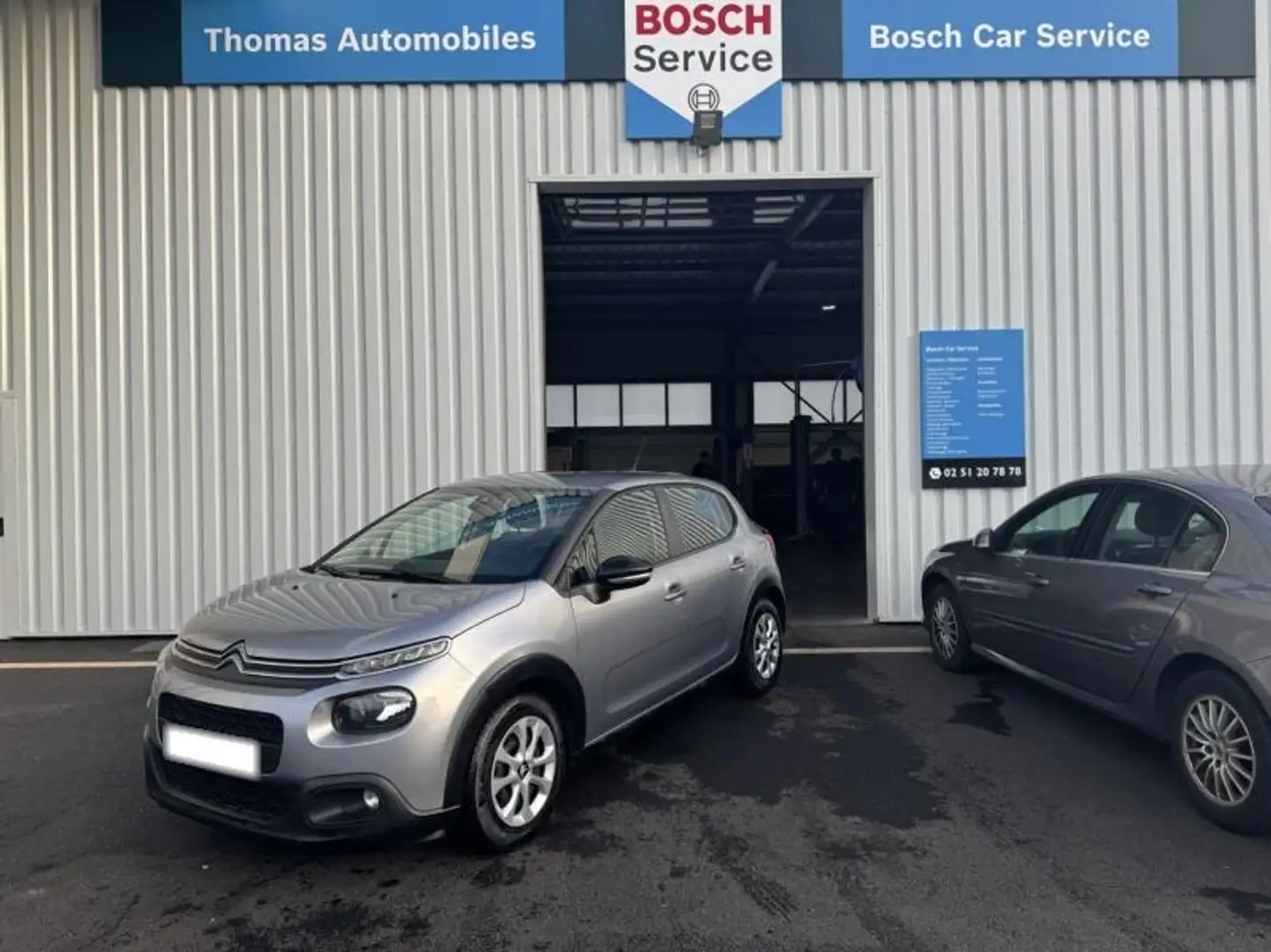 Citroen C3 PureTech 68ch Feel Gris - 1