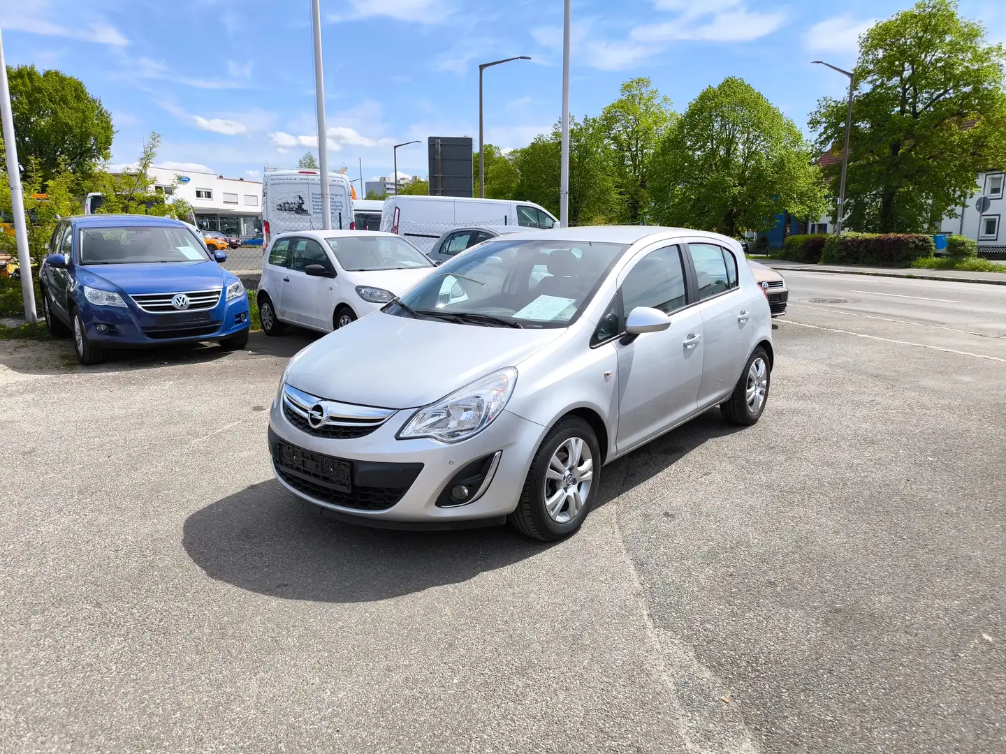 Opel Corsa Edition Klima+Tempomat+Einparkhilfe Grau - 1
