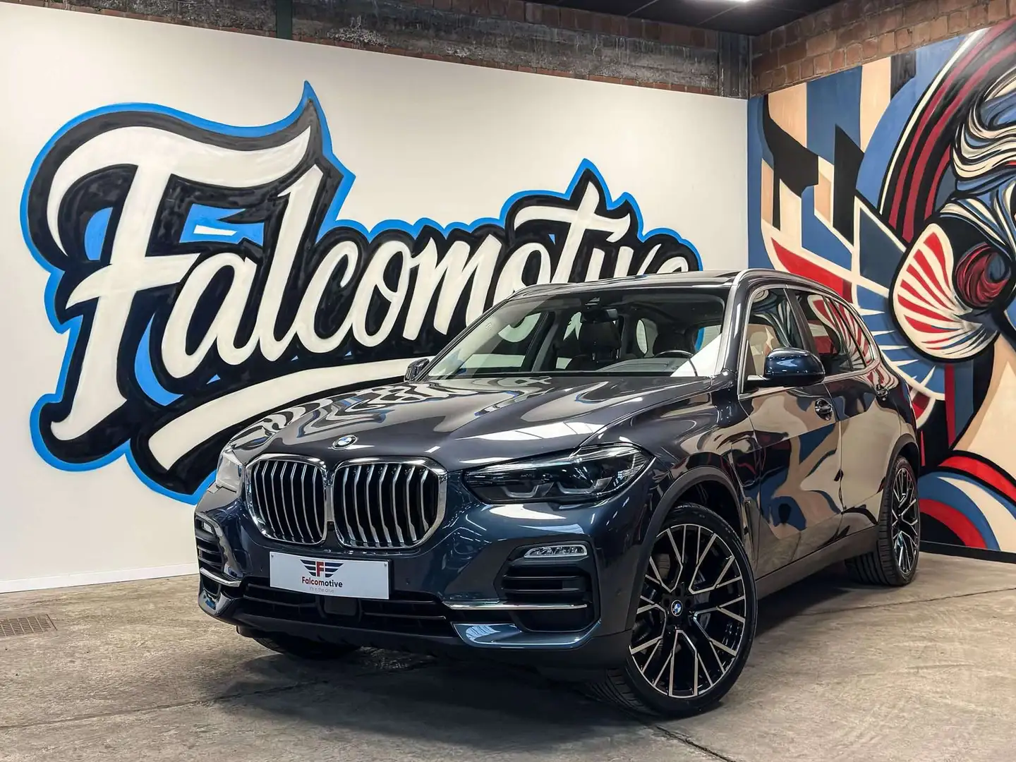 BMW X5 xDrive45e*PHEV*LUCHTV.*PANO*LED* Gris - 1