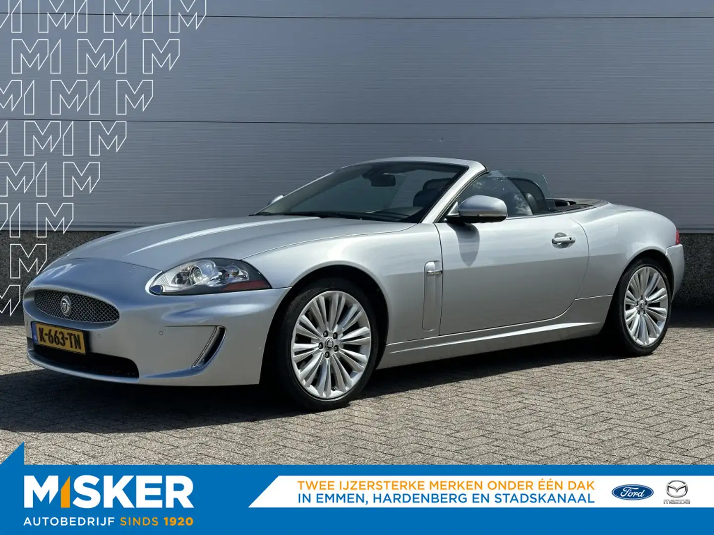 Jaguar XK 5.0 V8 Cabrio 385pk | 19inch | Leder | Premiumaudi Gris - 1