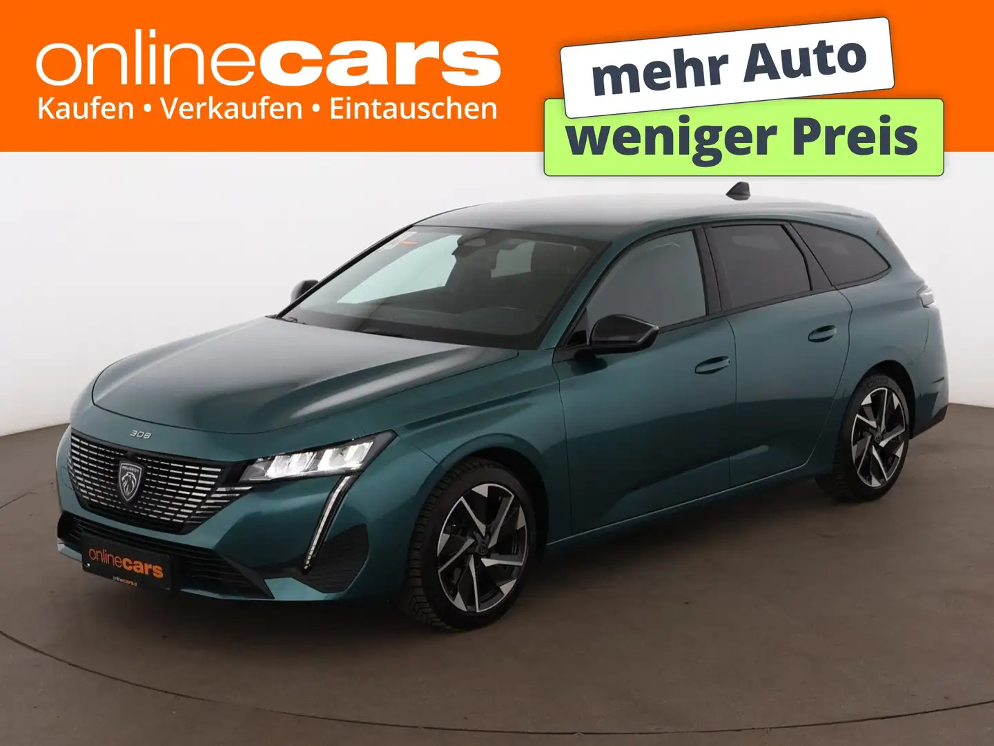 Peugeot 308 SW 1.5 BlueHDi 130 Allure Aut LED AHK LEDER Blau - 1