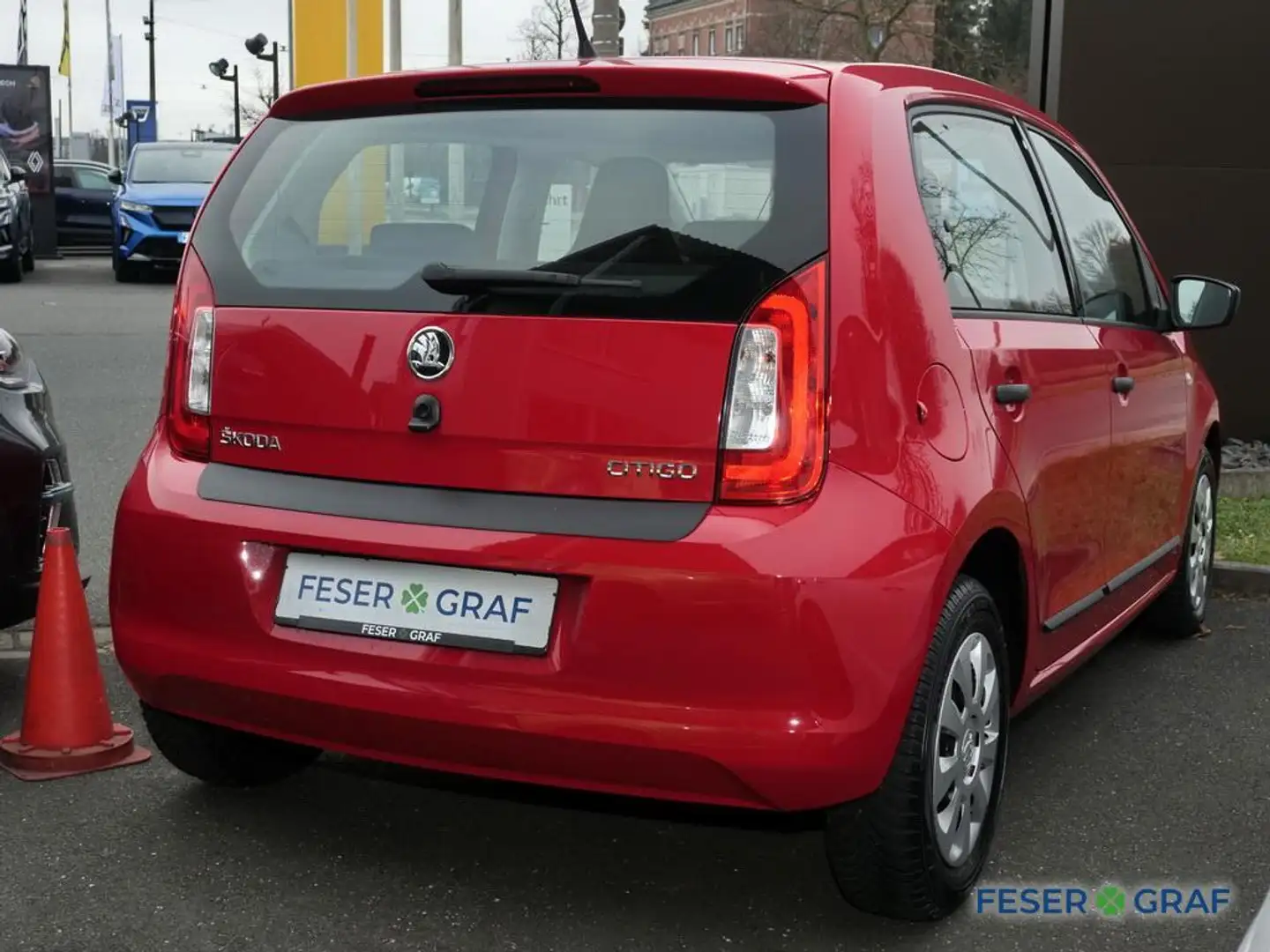 Skoda Citigo ACTIVE KLIMA DAB LED-TFL 8-FACH BEREIFT Rot - 2
