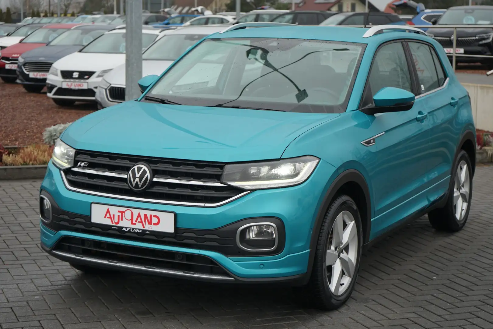 Volkswagen T-Cross 1.0 Style R-Line LED Totwinkel ACC DAB Blau - 2