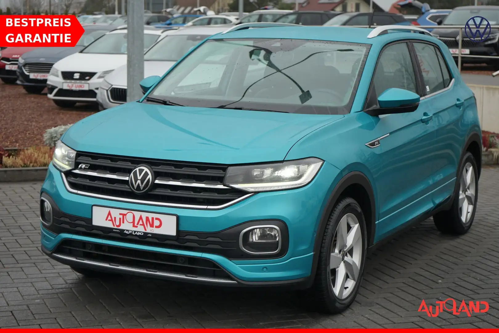 Volkswagen T-Cross 1.0 Style R-Line LED Totwinkel ACC DAB Blau - 1
