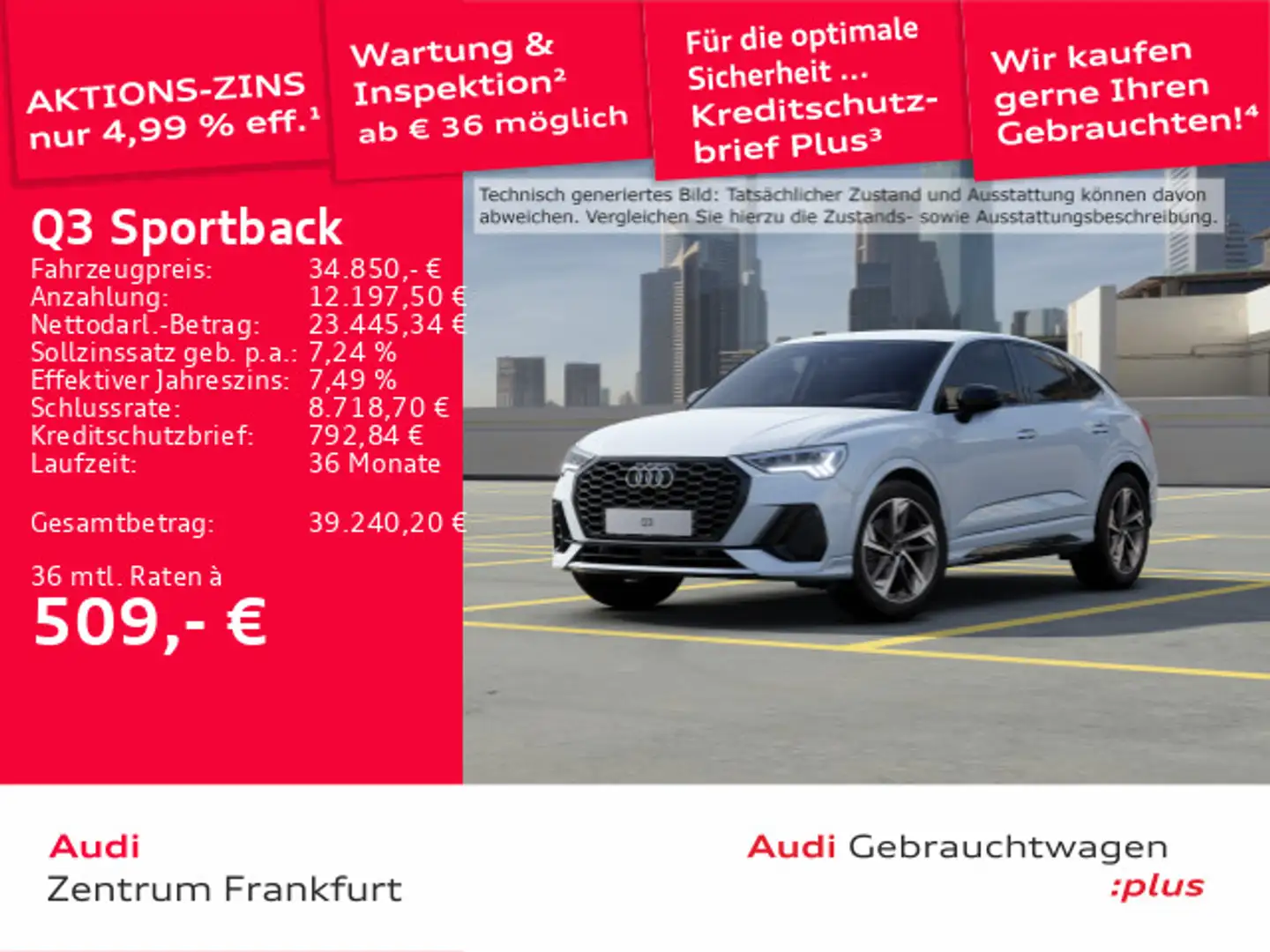 Audi Q3 35 TFSI S tronic S line LED ACC DAB Weiß - 1