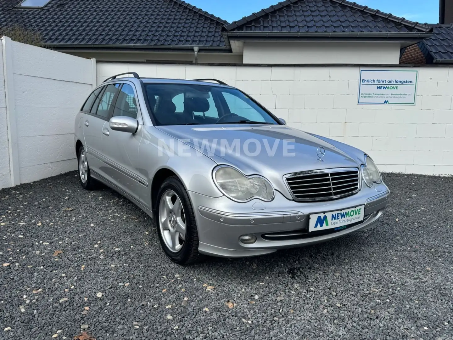 Mercedes-Benz C 240 T Avantgarde Leder SHZ Navi Tempo. AHK Срібний - 1