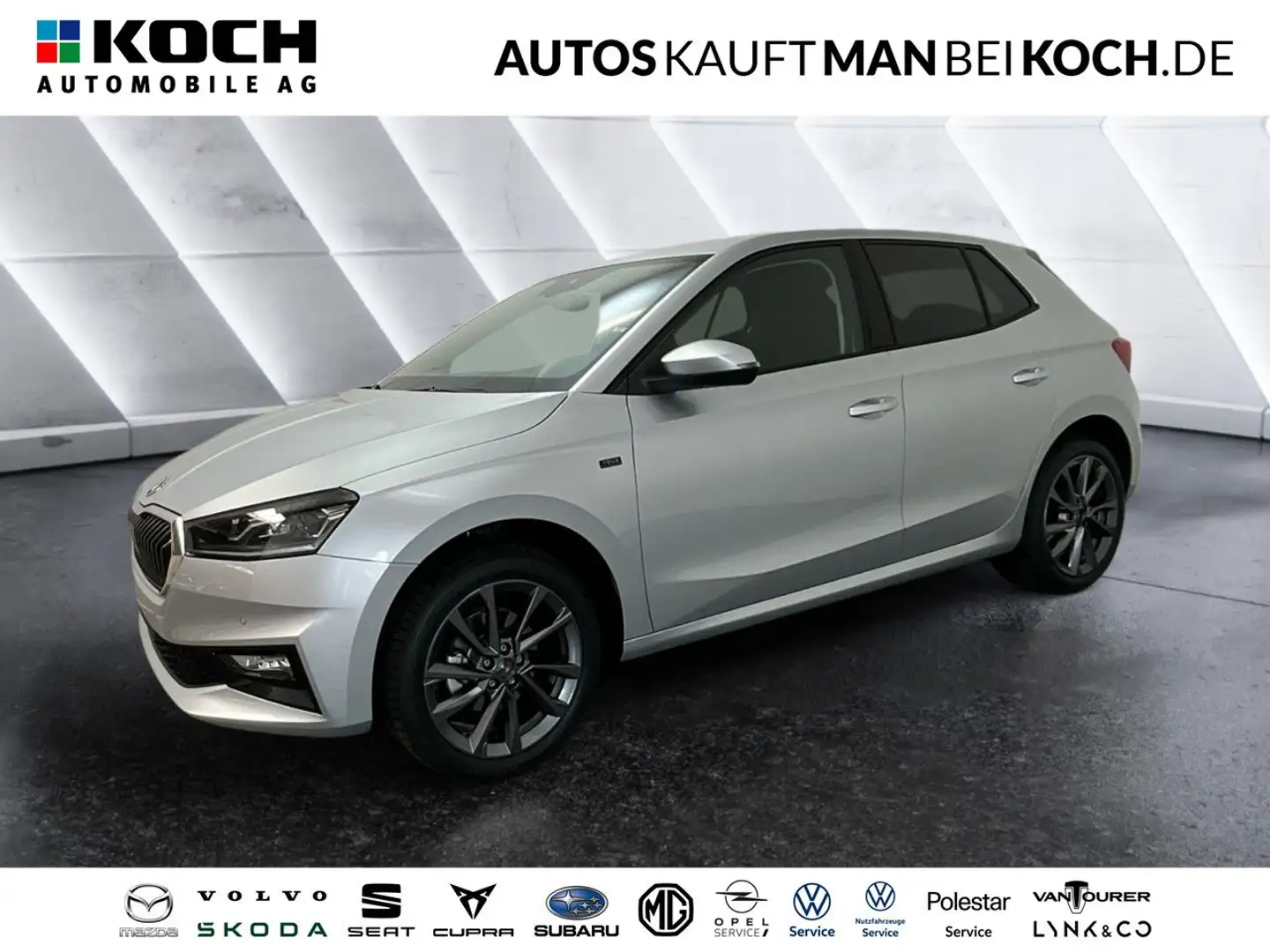 Skoda Fabia 1.0 TSI DSG TOUR ACC beh WSS FAHRASSISTENZ Silber - 1