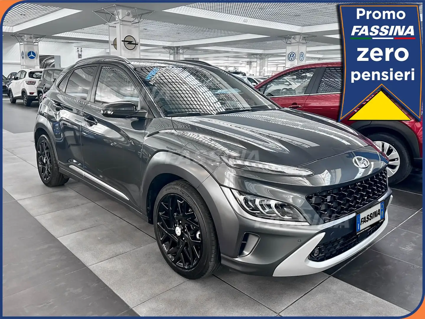 Hyundai KONA HEV 1.6 DCT XClass 141 cv Grigio - 1