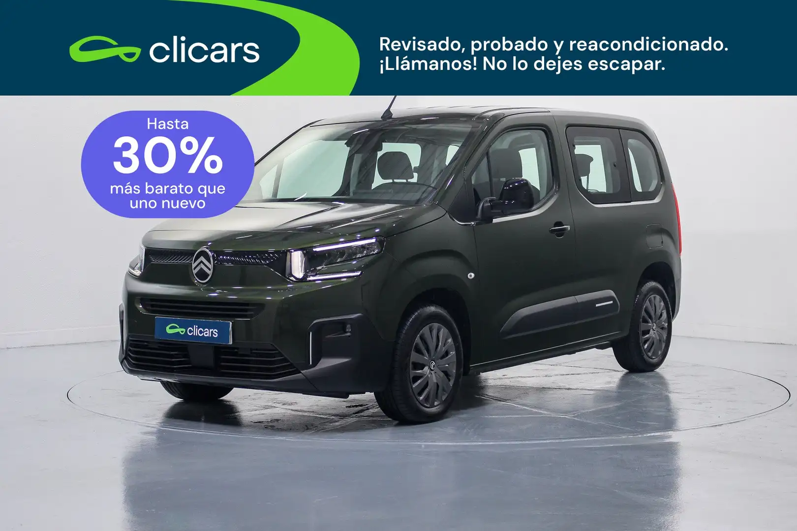 Citroen Berlingo BlueHDi S&S Talla M Plus 100 Verde - 1