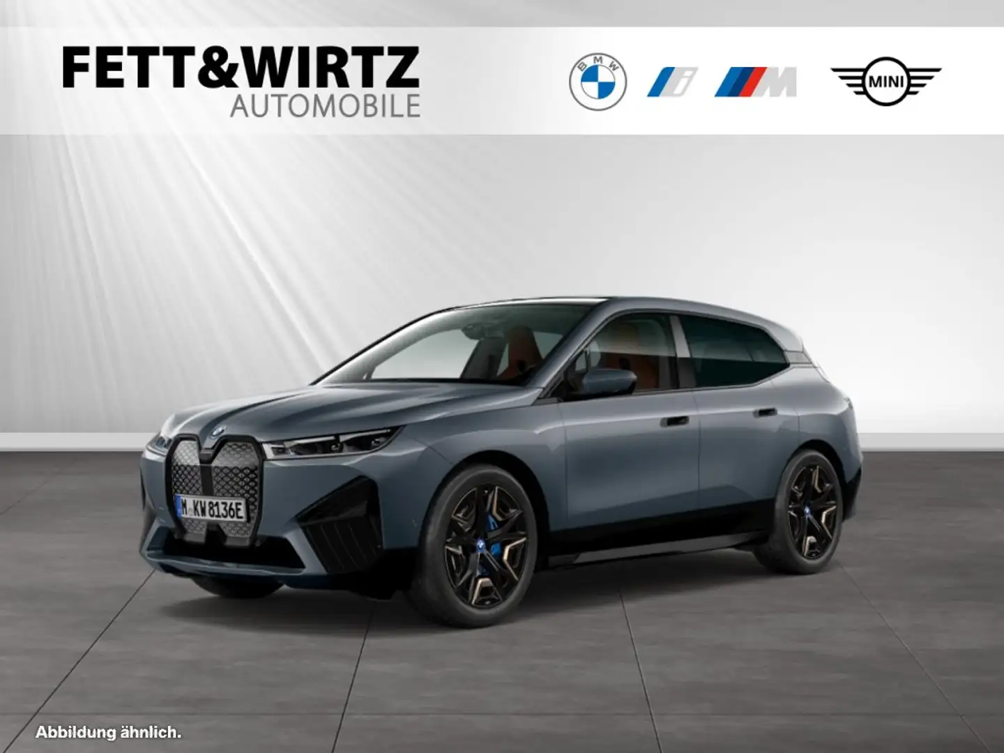 BMW iX xDrive50 LR 609,- br.o.Anz. 27 Mon./5' Km p.A. Šedá - 1
