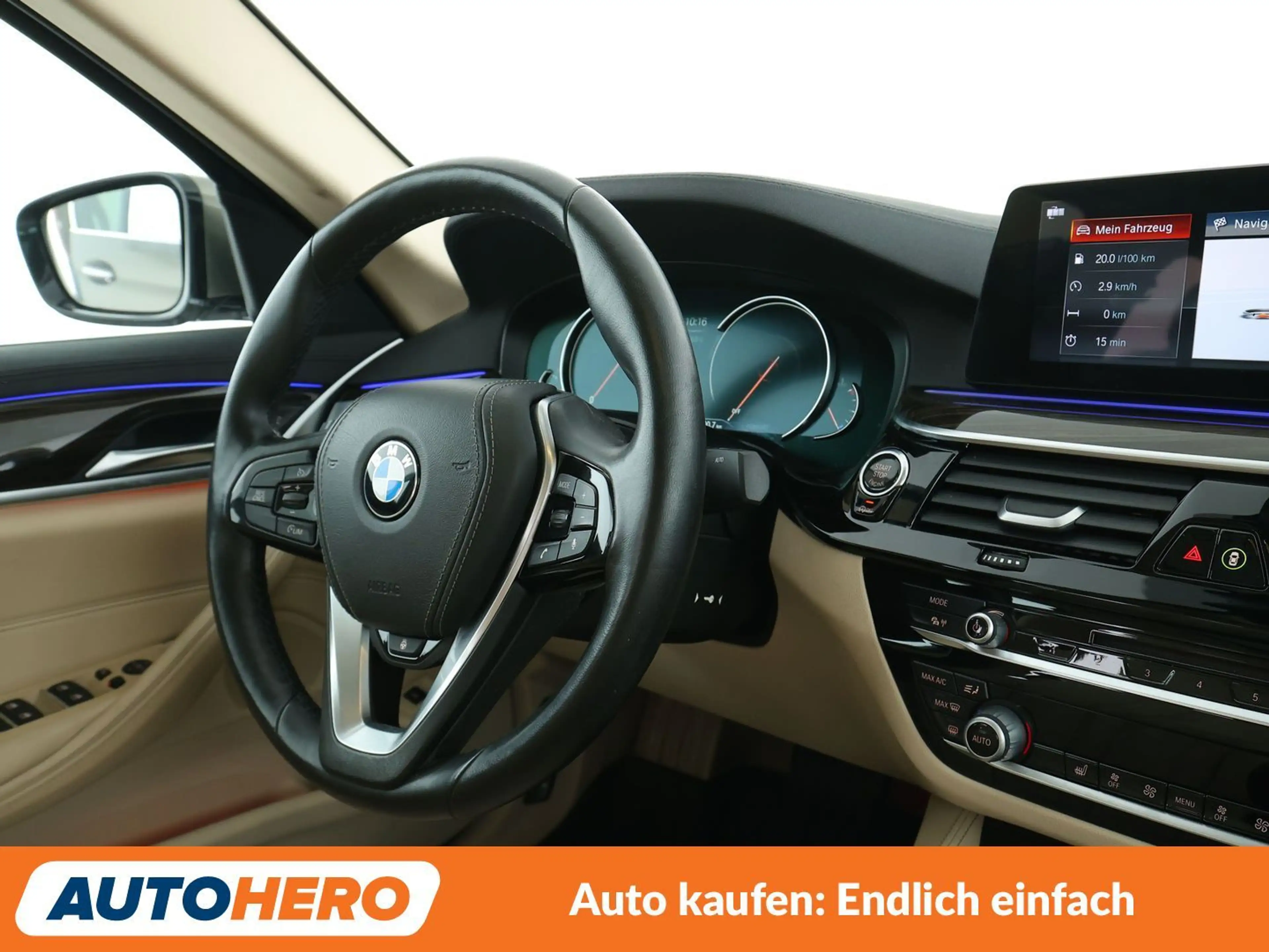 BMW 540 i Luxury Line Aut.*NAVI*PDC*TEMPO*SHZ* — photo 13