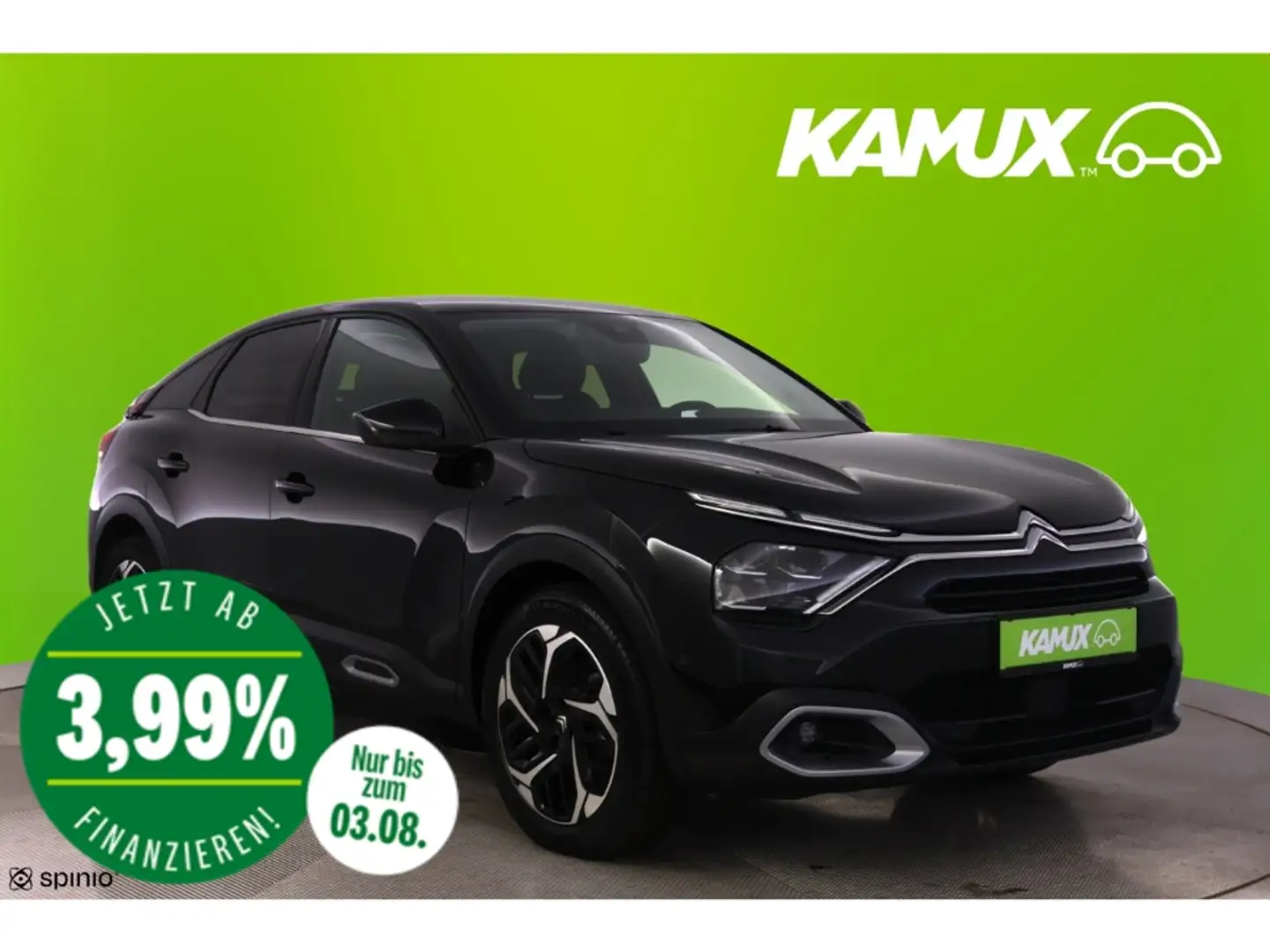 Citroen C4 1.2PureTech Aut.Shine+LED+NAVI+KAMERA+TEMPO Zwart - 1