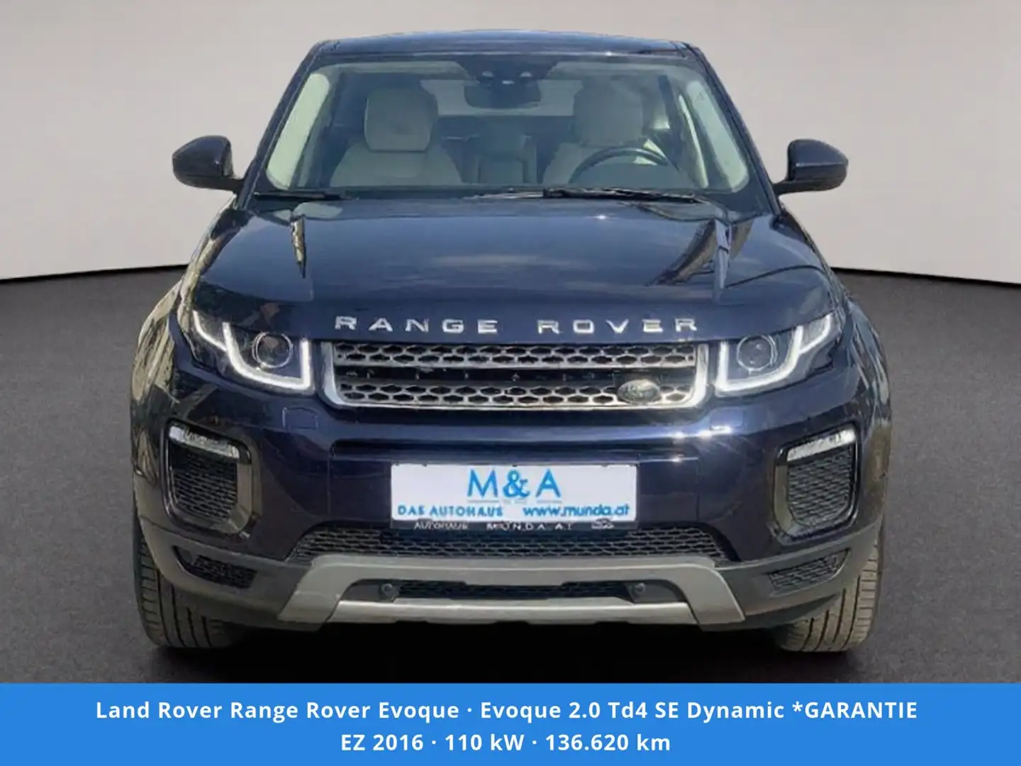 Land Rover Range Rover Evoque Evoque 2.0 Td4 SE Dynamic *GARANTIE Blau - 2