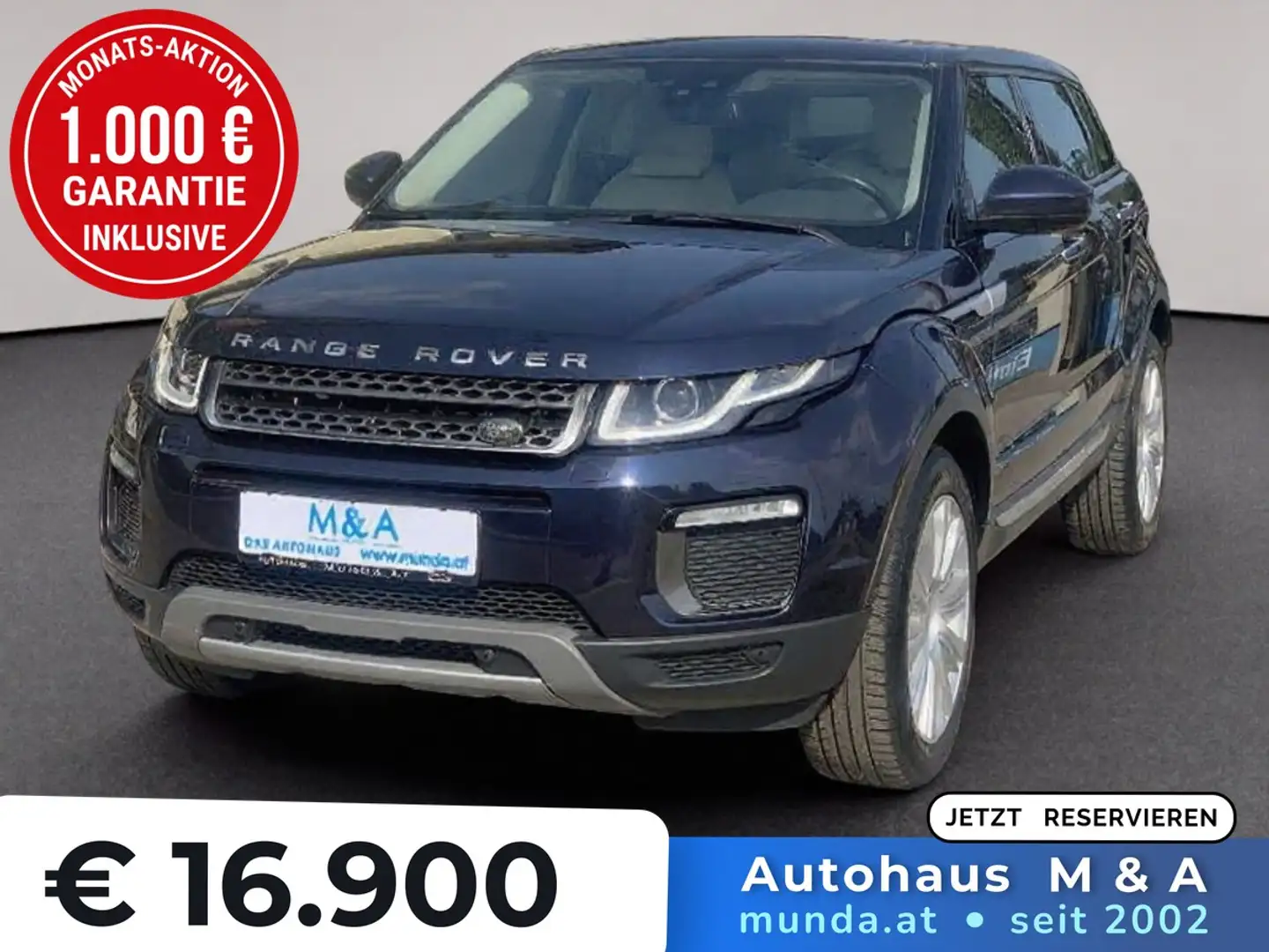 Land Rover Range Rover Evoque Evoque 2.0 Td4 SE Dynamic *GARANTIE Blau - 1