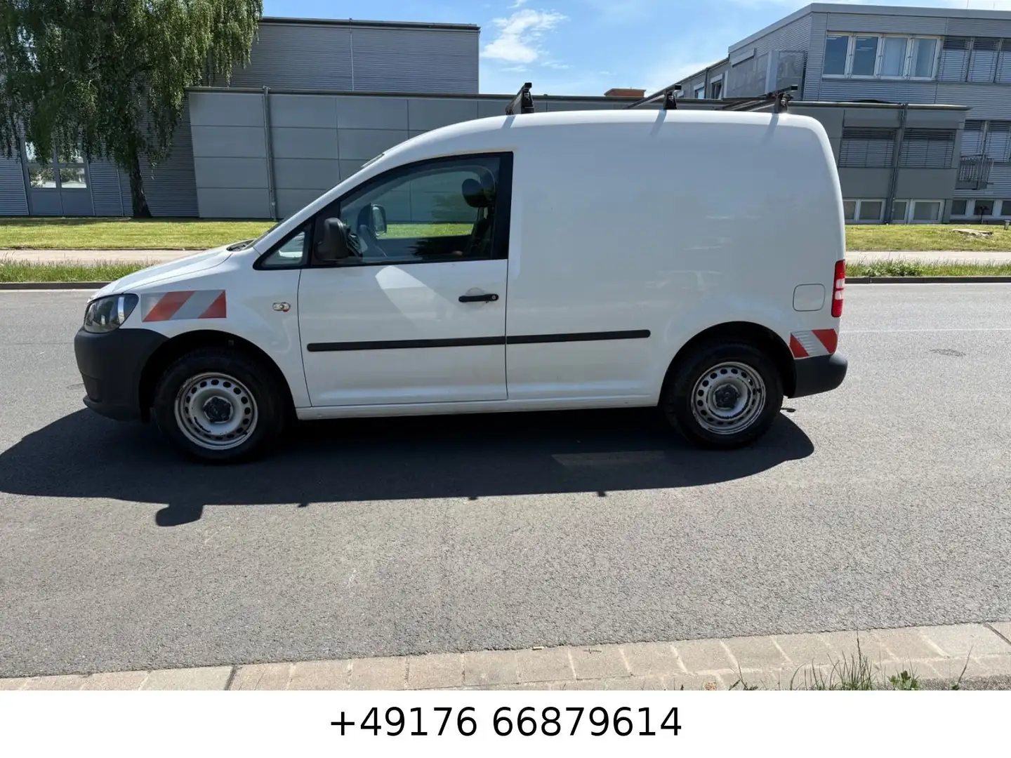 Volkswagen Caddy Kasten/Kombi Klima AHK TÜV NEU Weiß - 1