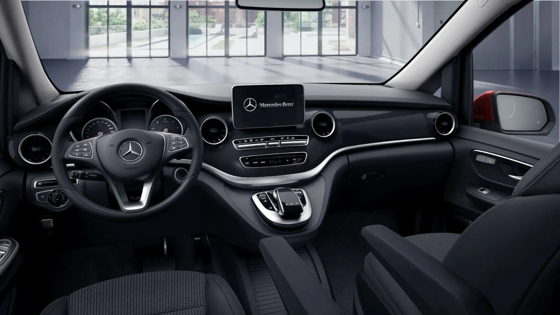 Mercedes-Benz V 220 d EDITION 4MATIC lang *Sportpaket* Rot - 2