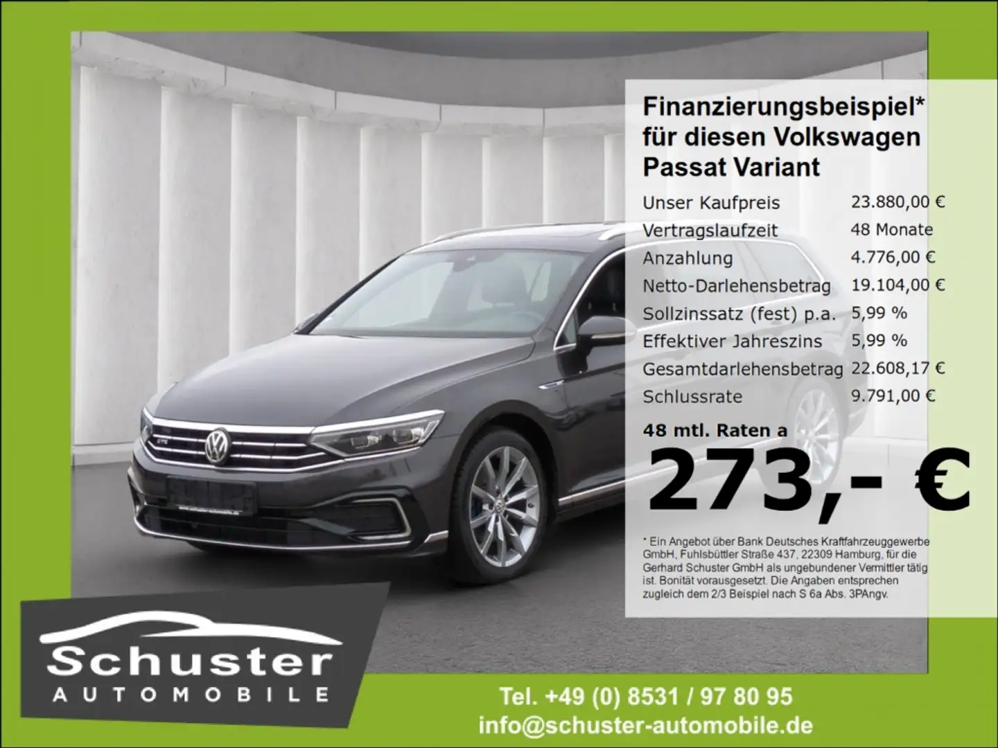 Volkswagen Passat Variant GTE R-line eHyb*StndHzg Panodach Grau - 1