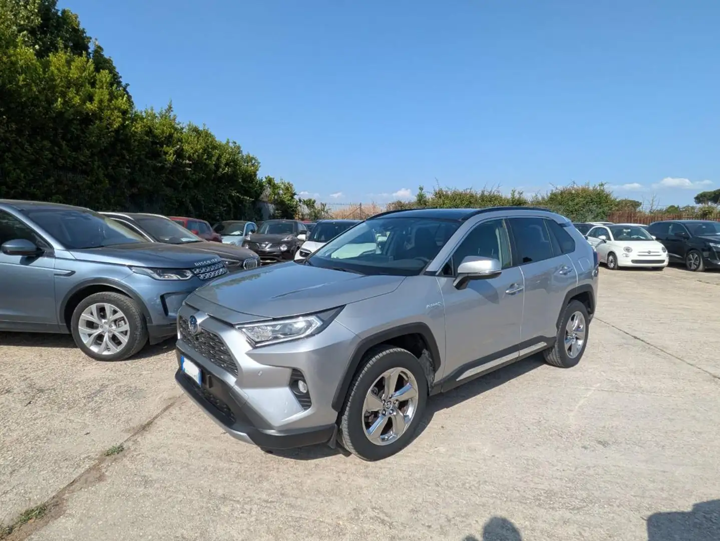 Toyota RAV 4 HYBRID 2WD LOUNGE 2.5vvt-i 218cv(178cv) TETTO APR. Grigio - 1