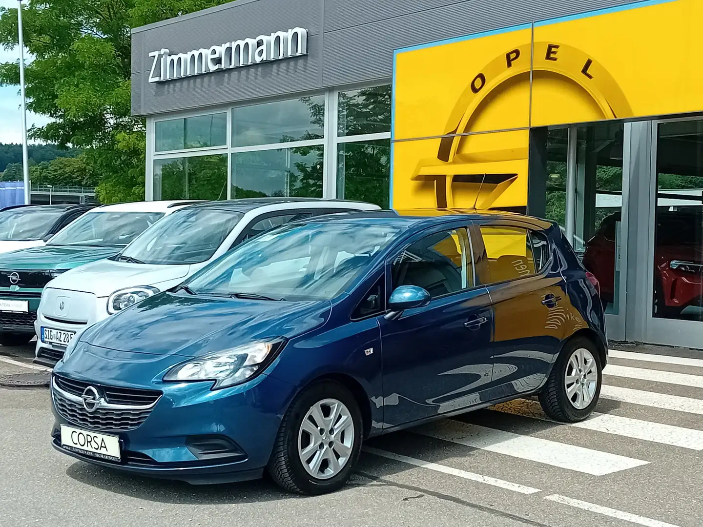 Opel Corsa E Edition ecoFlex Blau - 1