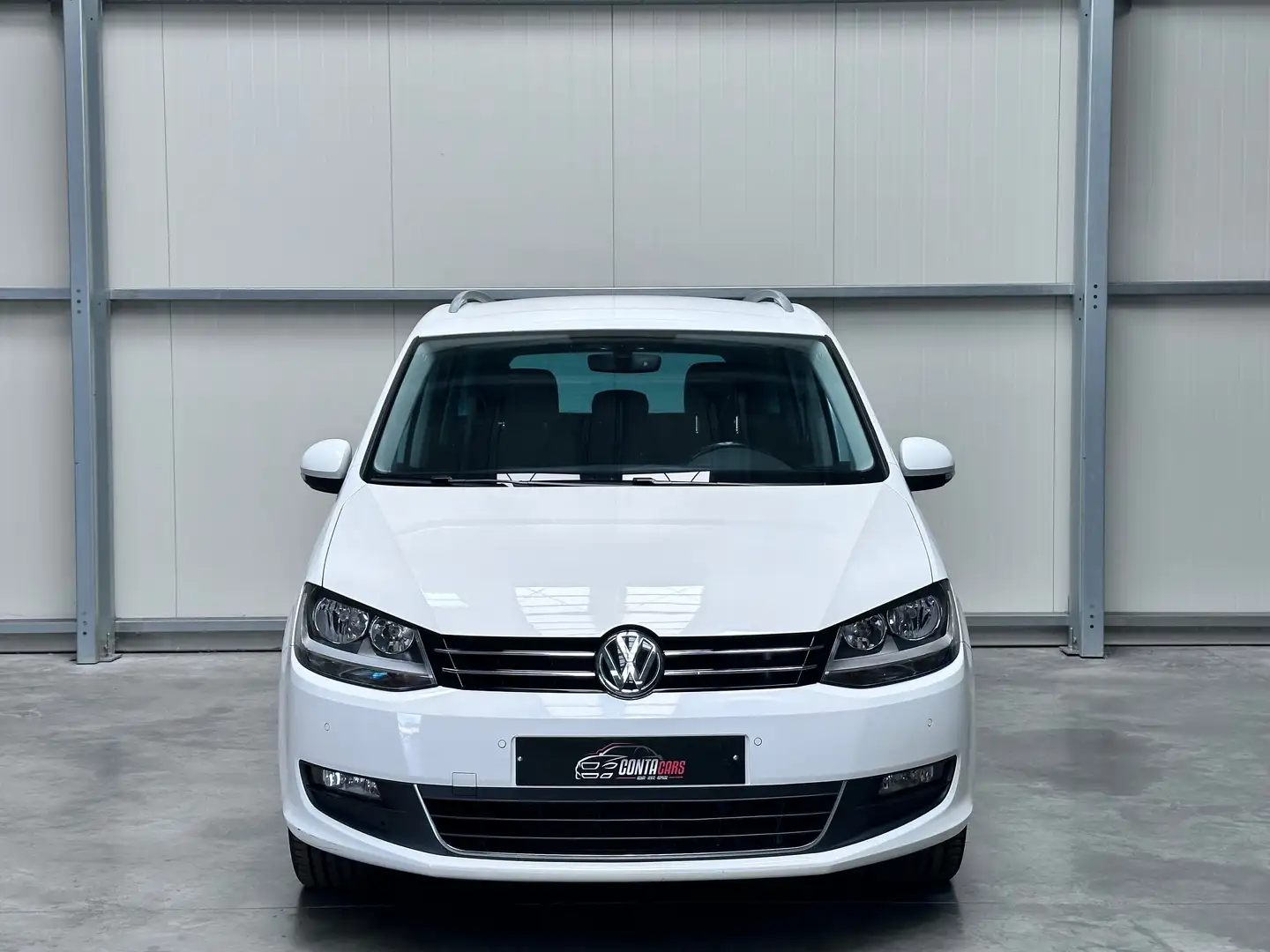 Volkswagen Sharan *GARANTIE 12 MOIS* 2.0 TDi Sound  DSG 7PL. Wit - 2