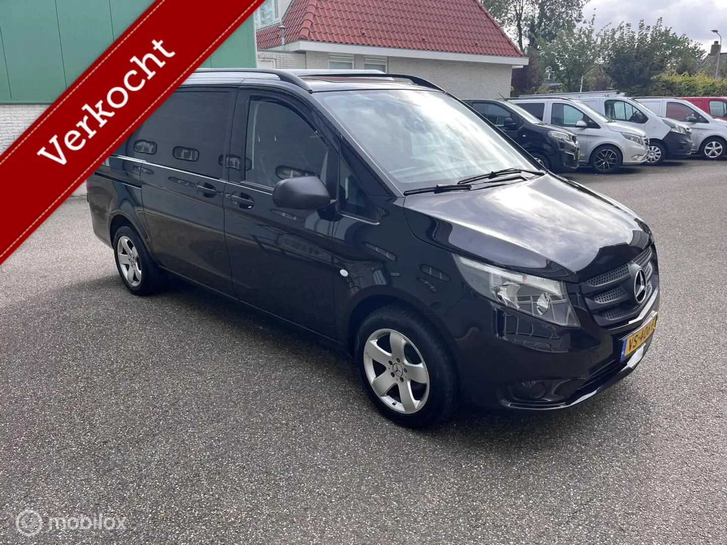 Mercedes-Benz Vito 114 CDI Dubbele cabine Ledere bekleding. Noir - 2
