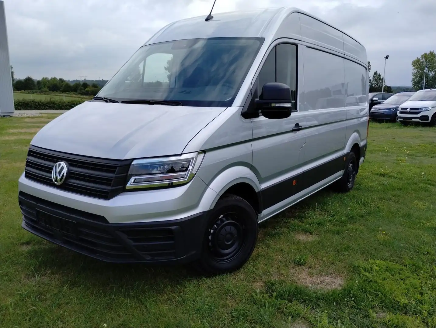 Volkswagen Crafter Kasten 35 Automatik mittellang Hoch-36% Silber - 1