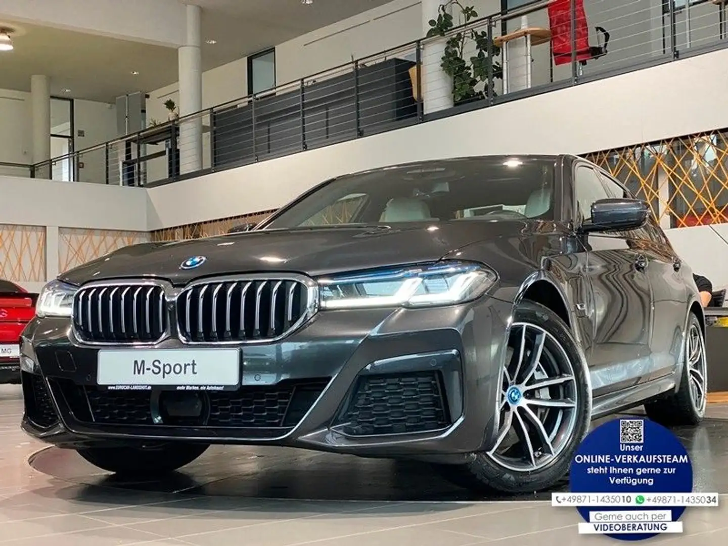 BMW 545 e xDr M-Sport Laser Memory SurrView HUD ACC Gris - 1