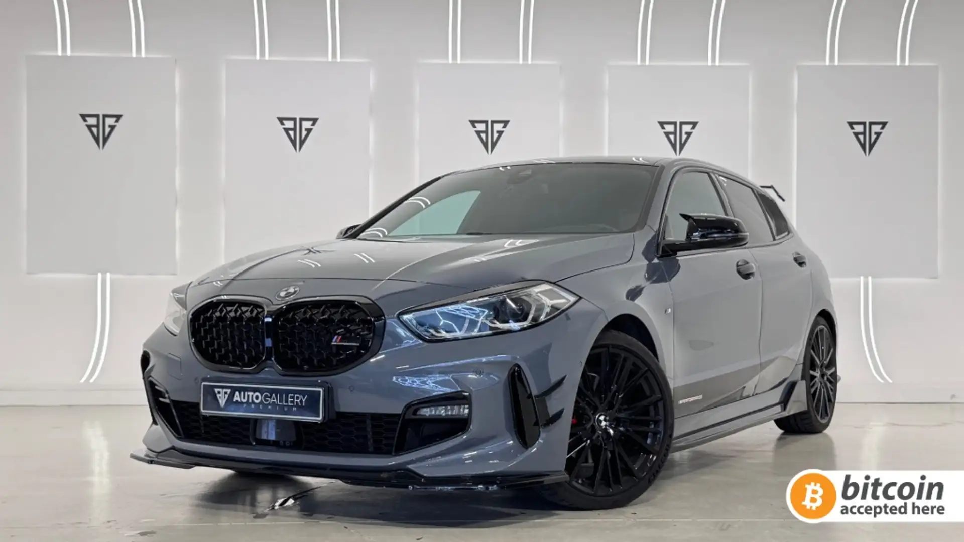 BMW 118 118iA M Sport Gris - 1