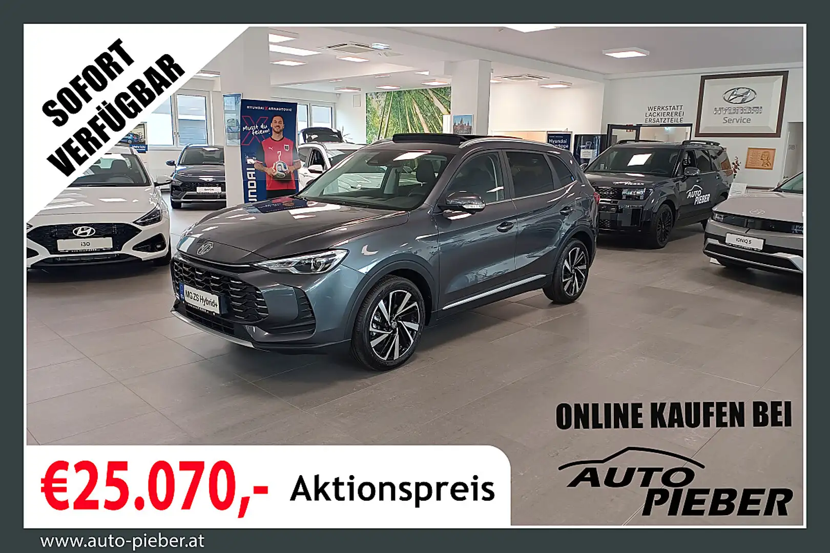 MG ZS 1.5 Hybrid+ Luxury *PANO*LED*Navi*Klima* Grau - 1