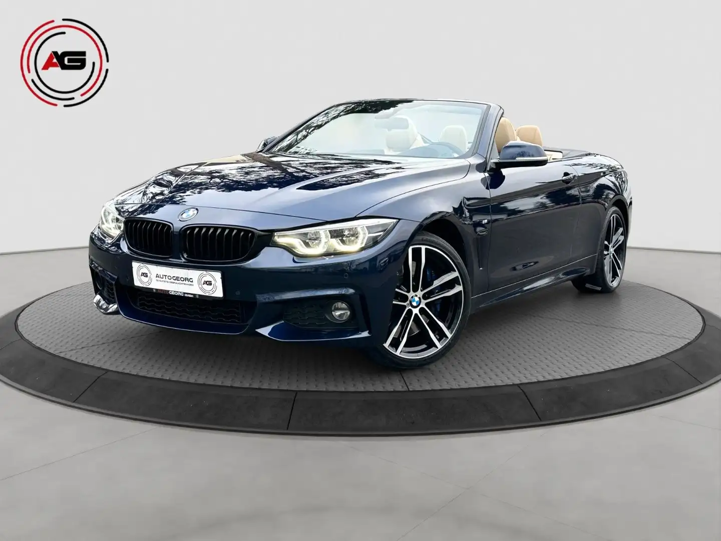 BMW 440 iA xDr. Cabrio M-SPORT HUD 360° H&K ADAP. LED Bleu - 1