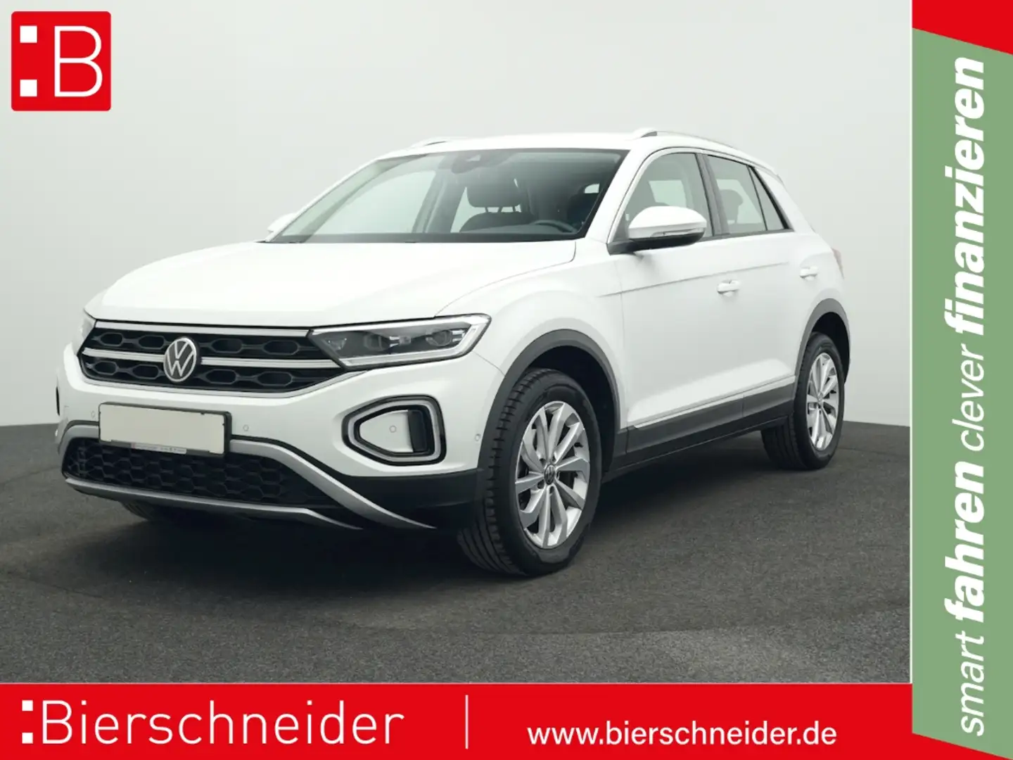 Volkswagen T-Roc 1.0 TSI Style KAMERA NAVI ACC LED Weiß - 1