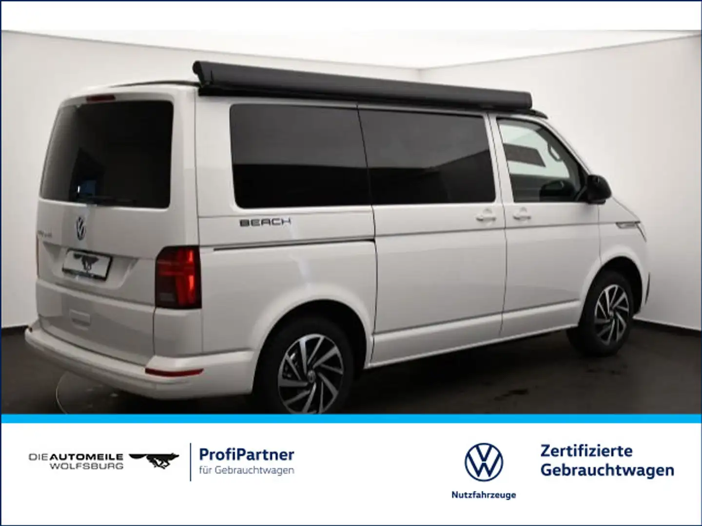 Volkswagen T6.1 California 2.0 TDI SCR DSG Beach Tour Aufst Weiß - 1