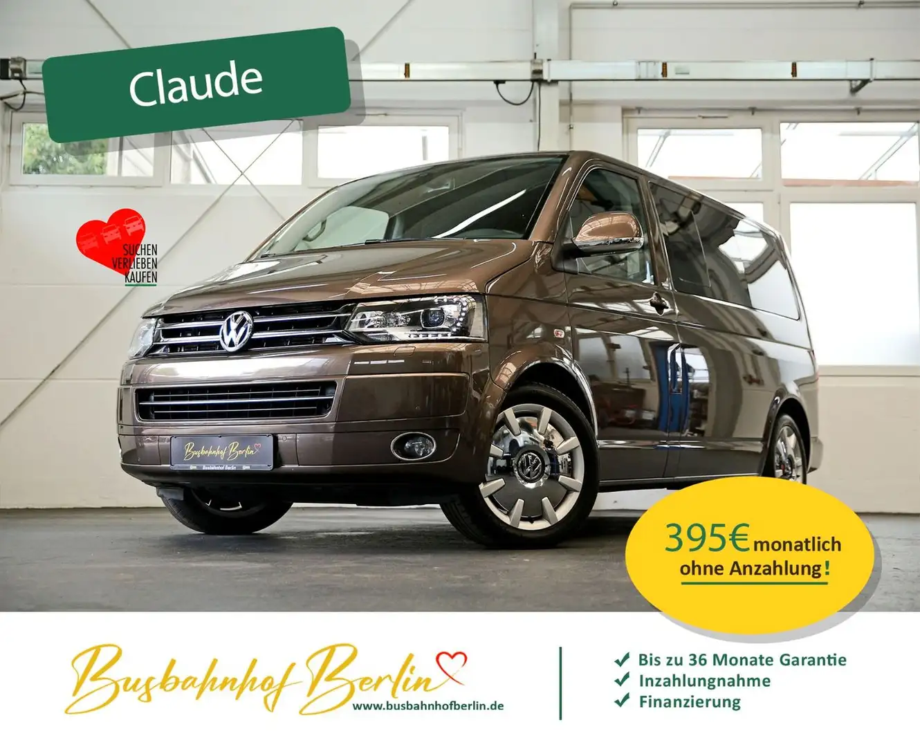 Volkswagen T5 Multivan CUP BiXenon Standhz. Klimaautomatik Braun - 1