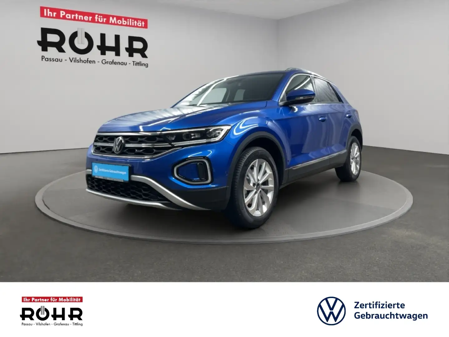 Volkswagen T-Roc Style (Klima.Kamera.Verkehrszeichenerkennung) 1.5 Blu/Azzurro - 1
