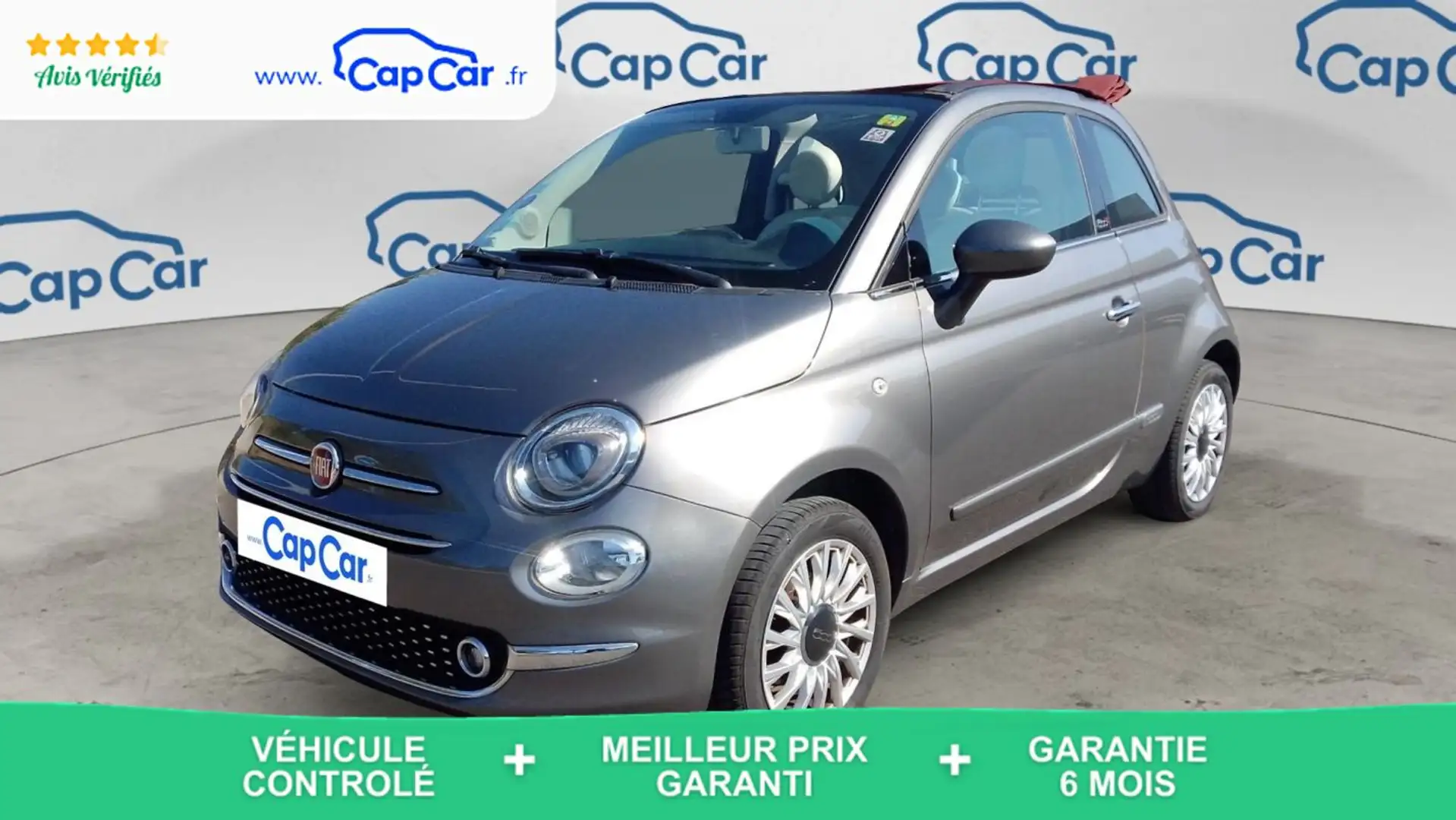 Fiat 500C 1.2 69 Lounge - Toit ouvrant - 1