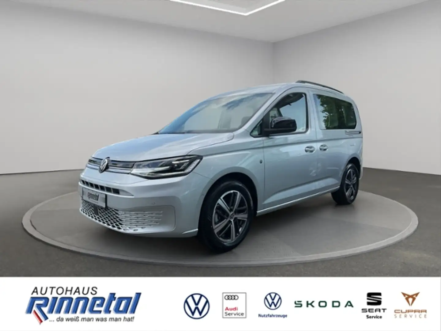 Volkswagen Caddy Life 2,0 l TDI DSG CLIMATRONIC+LED+FRONTSCEIBE HE Silber - 1