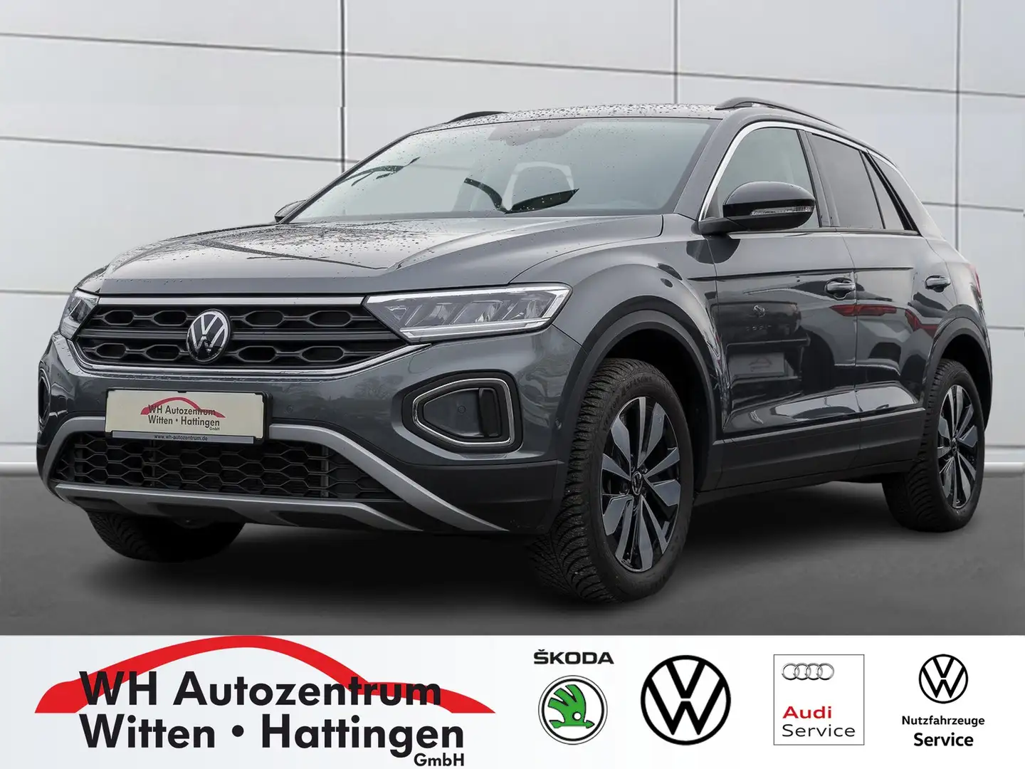 Volkswagen T-Roc 1.0 TSI Goal NAVI LED GJ-REIFEN PARK-ASSIST PRI... Gris - 1