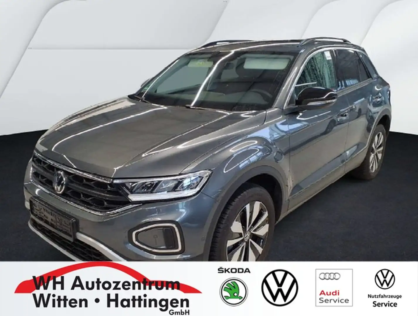Volkswagen T-Roc 1.0 TSI Goal NAVI LED GJ-REIFEN PARK-ASSIST PRI... Grau - 1