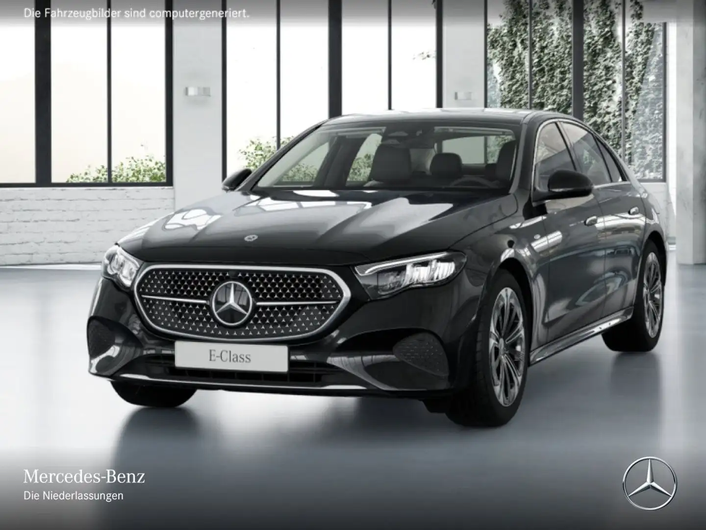 Mercedes-Benz E 300 de 4M Hybrid Avantgarde Pano Distr. LED PTS Schwarz - 2