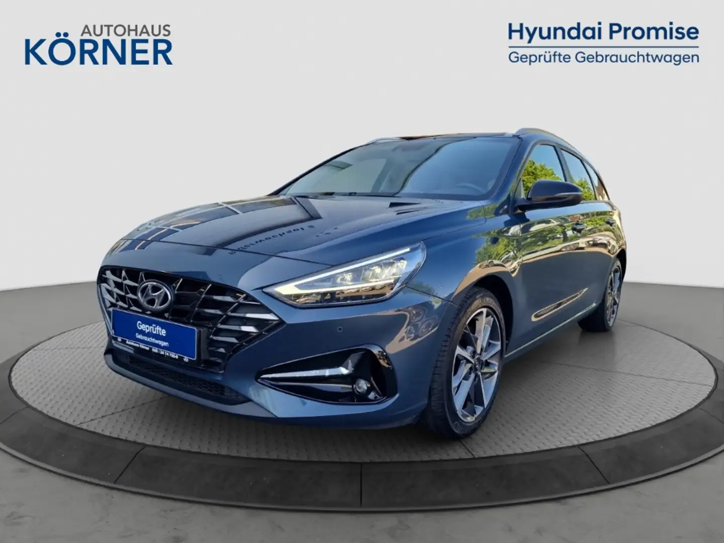 Hyundai i30 EDITION 30+ 1.0 T-GDi *LED*NAVI*CAM*CARPLAY* Blau - 2